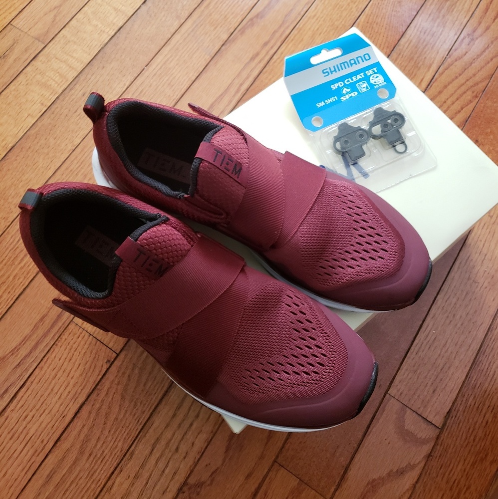 Tiem Slipstream Cycling Sneakers- Merlot